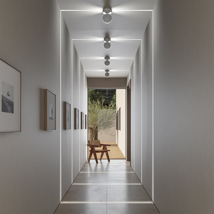 SPECTRA™ LED Wall Lamp | 360° Rotatable Light | Minimalist Matte White | Spectacular Play of Light