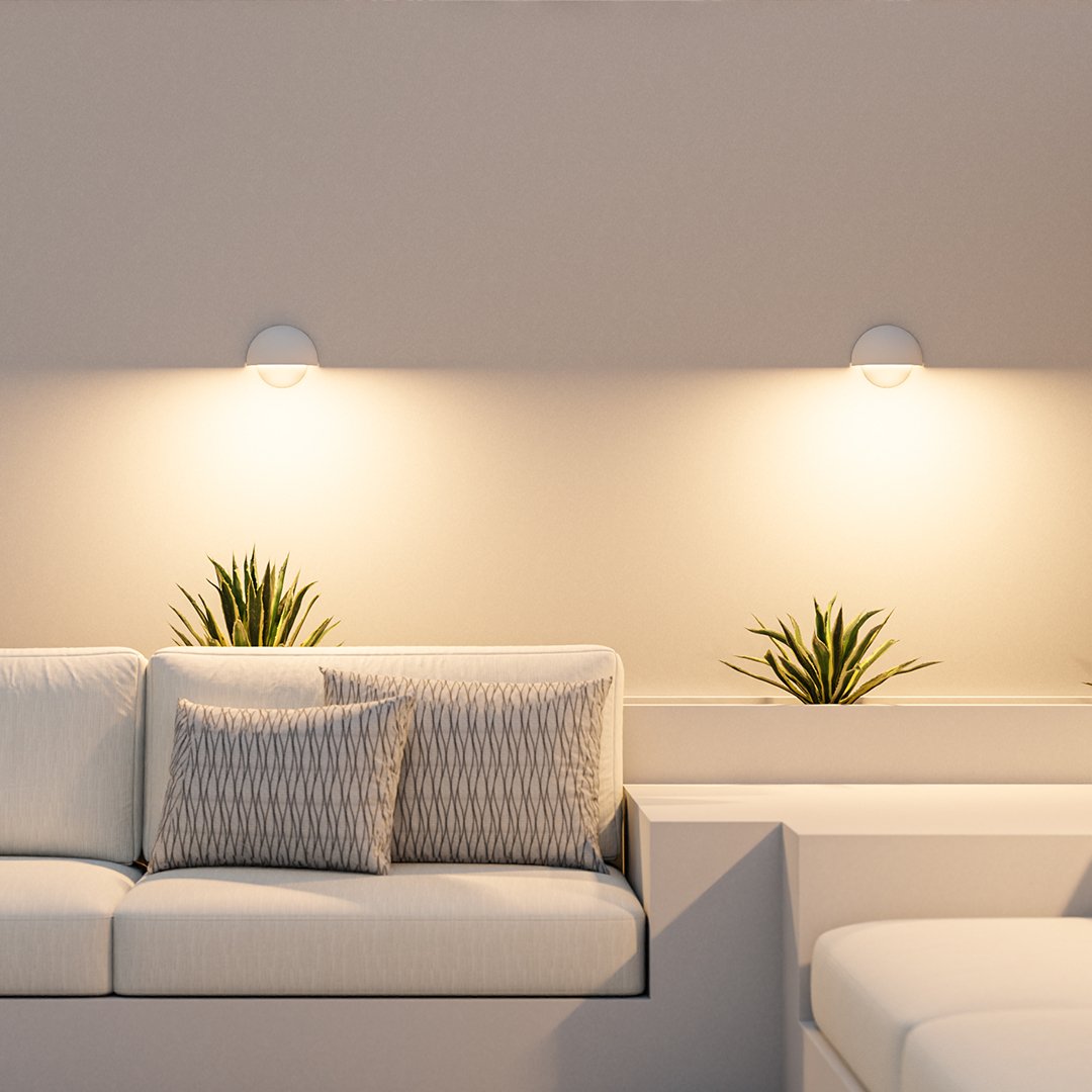 Orion™ LED Wall Lamp | Wireless or Cable | Warm, Atmospheric Light for Indoors &amp; Outdoors